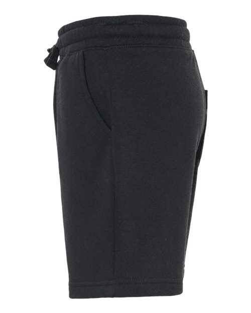 Independent Trading Co. PRM16SRT Youth Lightweight Special Blend Fleece Shorts #color_Black