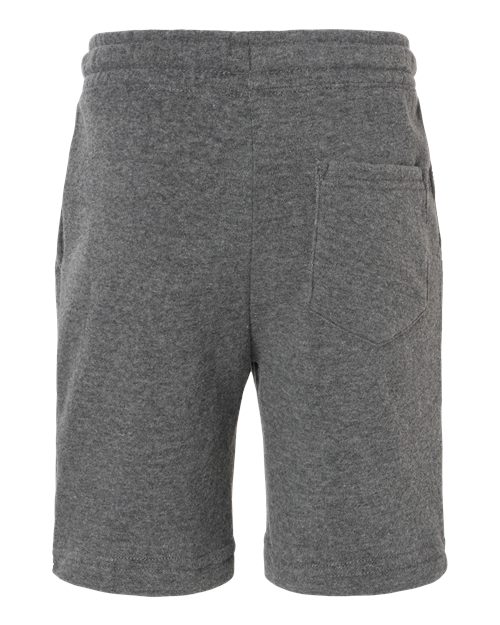 Independent Trading Co. PRM16SRT Youth Lightweight Special Blend Fleece Shorts #color_Nickel