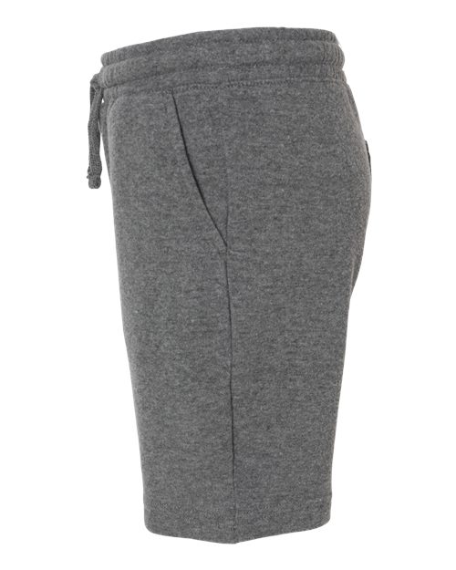 Independent Trading Co. PRM16SRT Youth Lightweight Special Blend Fleece Shorts #color_Nickel