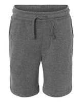 Independent Trading Co. PRM16SRT Youth Lightweight Special Blend Fleece Shorts #color_Nickel