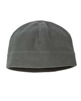 Atlantis Headwear BIRK Sustainable Fleece Beanie #color_Dark Grey