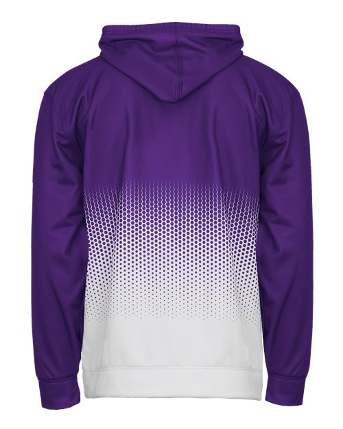 Badger 1404 Hex 2.0 Hooded Sweatshirt #color_Purple