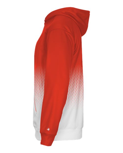 Badger 1404 Hex 2.0 Hooded Sweatshirt #color_Burnt Orange