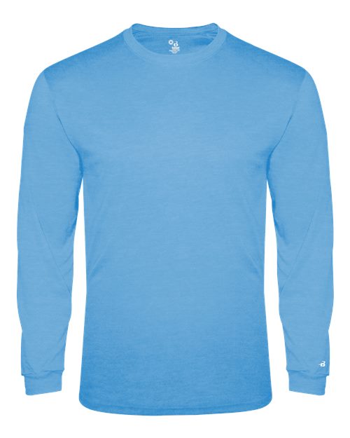 Badger 4944 Triblend Performance Long Sleeve T-Shirt #color_Columbia Blue Heather