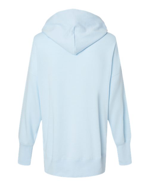 MV Sport W23720 Women's French Terry Hooded Sweatshirt #color_Arctic Blue