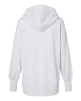 MV Sport W23720 Women's French Terry Hooded Sweatshirt #color_Ash
