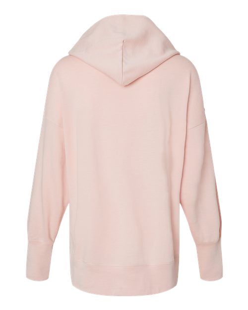 MV Sport W23720 Women's French Terry Hooded Sweatshirt #color_Cameo Pink
