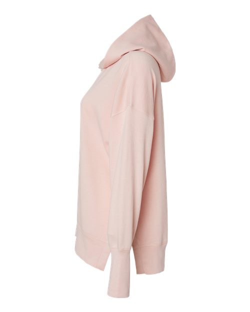 MV Sport W23720 Women's French Terry Hooded Sweatshirt #color_Cameo Pink