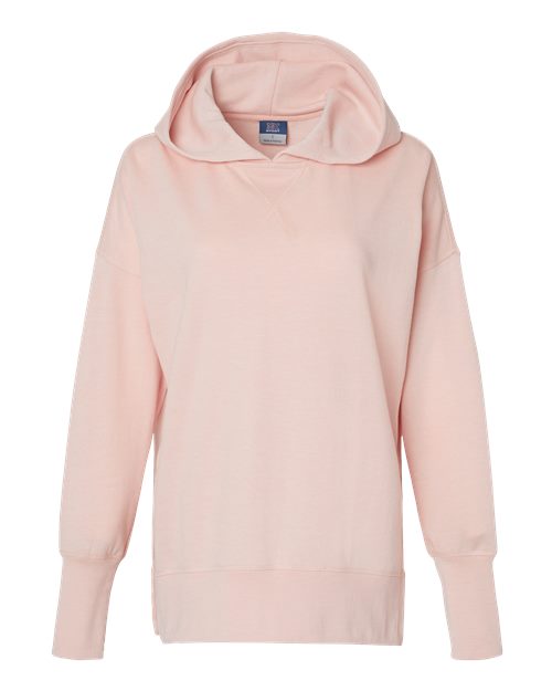 MV Sport W23720 Women's French Terry Hooded Sweatshirt #color_Cameo Pink