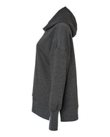 MV Sport W23720 Women's French Terry Hooded Sweatshirt #color_Charcoal