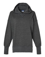 MV Sport W23720 Women's French Terry Hooded Sweatshirt #color_Charcoal