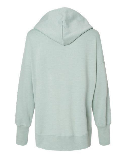 MV Sport W23720 Women's French Terry Hooded Sweatshirt #color_Greenstone