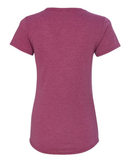 Anvil 6750L Ladies' Triblend T-Shirt #color_HEATHER RASPBRRY