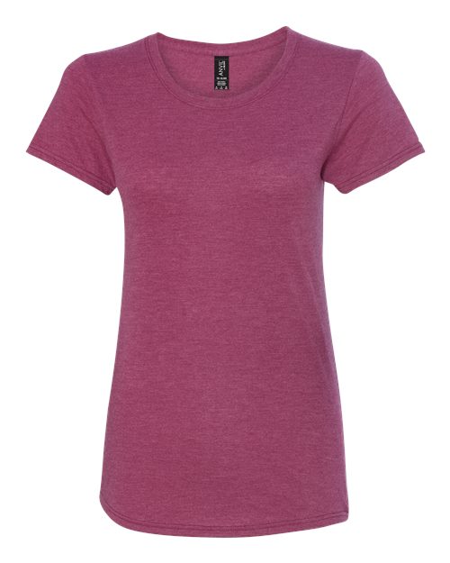 Anvil 6750L Ladies' Triblend T-Shirt #color_HEATHER RASPBRRY