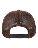 LEGACY OFA Old Favorite Trucker Cap #color_Navy/ Brown