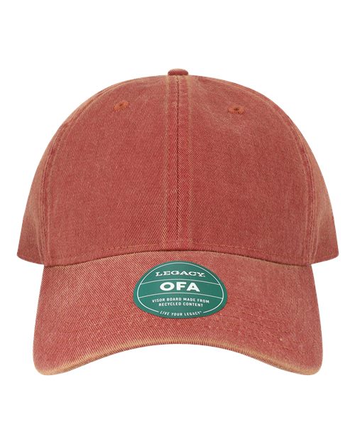 LEGACY OFAST Old Favorite Solid Twill Cap #color_Cardinal