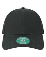 LEGACY LPS Lo-Pro Snapback Trucker Cap #color_Black/ Black