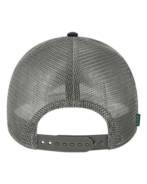 LEGACY LPS Lo-Pro Snapback Trucker Cap #color_Black/ Dark Grey
