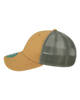 LEGACY LPS Lo-Pro Snapback Trucker Cap #color_Caramel/ Dark Grey