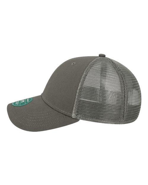 LEGACY LPS Lo-Pro Snapback Trucker Cap #color_Dark Grey/ Dark Grey
