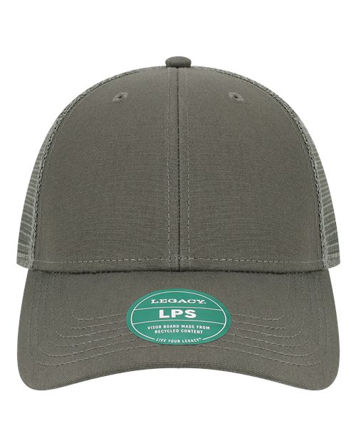 LEGACY LPS Lo-Pro Snapback Trucker Cap #color_Dark Grey/ Dark Grey