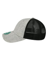 LEGACY LPS Lo-Pro Snapback Trucker Cap #color_Heather Grey/ Black