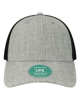LEGACY LPS Lo-Pro Snapback Trucker Cap #color_Heather Grey/ Black