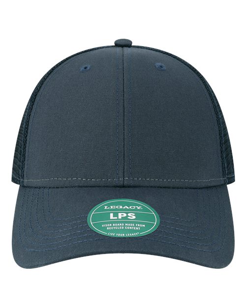 LEGACY LPS Lo-Pro Snapback Trucker Cap #color_Navy/ Navy