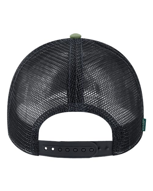 LEGACY LPS Lo-Pro Snapback Trucker Cap #color_Olive/ Black