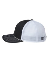 The Game GB452R Everyday Rope Trucker Cap #color_Black/ White