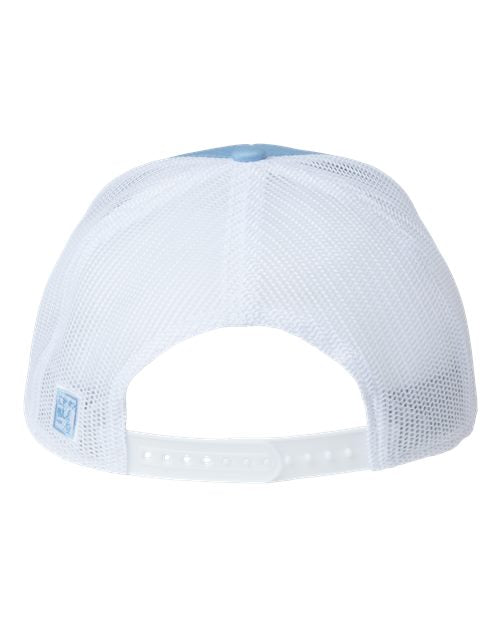 The Game GB452R Everyday Rope Trucker Cap #color_Columbia Blue/ White