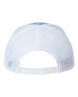 The Game GB452R Everyday Rope Trucker Cap #color_Columbia Blue/ White