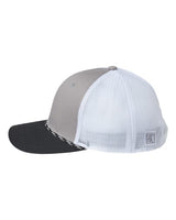 The Game GB452R Everyday Rope Trucker Cap #color_Light Grey/ Black