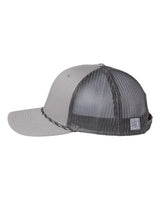 The Game GB452R Everyday Rope Trucker Cap #color_Light Grey/ Charcoal