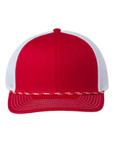 The Game GB452R Everyday Rope Trucker Cap #color_Red/ White