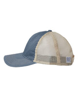 The Game GB880 Soft Trucker Cap #color_Marine/ Khaki