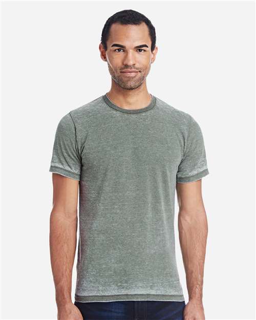 Colortone 1350 Acid Wash Burnout T-Shirt #color_Olive
