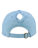 Infinity Her CASSIE Women's Pigment-Dyed with Fashion Undervisor Cap #color_Cashmere Blue/ Floral