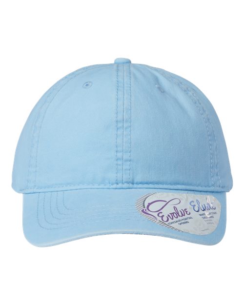 Infinity Her CASSIE Women's Pigment-Dyed with Fashion Undervisor Cap #color_Cashmere Blue/ Floral
