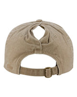 Infinity Her CASSIE Women's Pigment-Dyed with Fashion Undervisor Cap #color_Khaki/ Camo