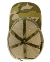 Infinity Her CASSIE Women's Pigment-Dyed with Fashion Undervisor Cap #color_Khaki/ Camo