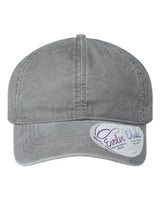 Infinity Her CASSIE Women's Pigment-Dyed with Fashion Undervisor Cap #color_Light Grey/ Polka Dots