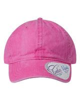 Infinity Her CASSIE Women's Pigment-Dyed with Fashion Undervisor Cap #color_Rose/ Polka Dots