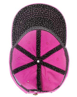 Infinity Her CASSIE Women's Pigment-Dyed with Fashion Undervisor Cap #color_Rose/ Polka Dots