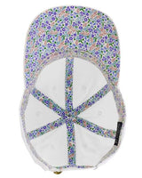 Infinity Her CASSIE Women's Pigment-Dyed with Fashion Undervisor Cap #color_White/ Floral