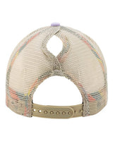 Infinity Her TESS Women's Washed Mesh-Back Cap #color_Lavender/ Stripes