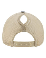Infinity Her TESS Women's Washed Mesh-Back Cap #color_Light Grey/ Polka Dots