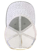 Infinity Her TESS Women's Washed Mesh-Back Cap #color_Light Grey/ Polka Dots