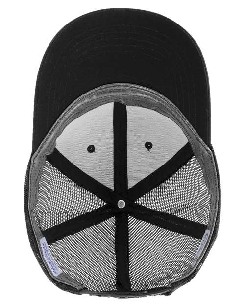 Infinity Her CHARLIE Women's Modern Trucker Cap #color_Black/ Black