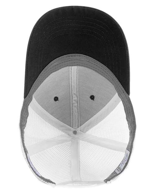 Infinity Her CHARLIE Women's Modern Trucker Cap #color_Black/ White